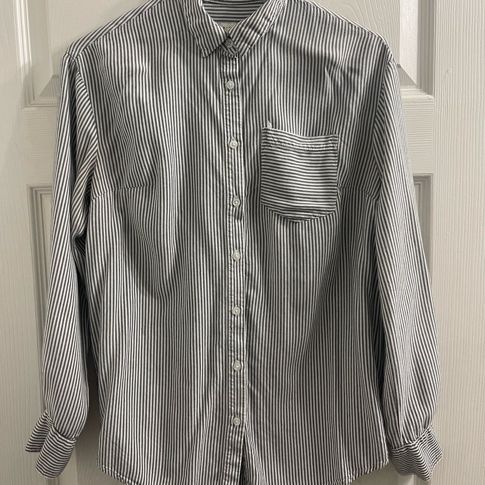 A New Day striped button down